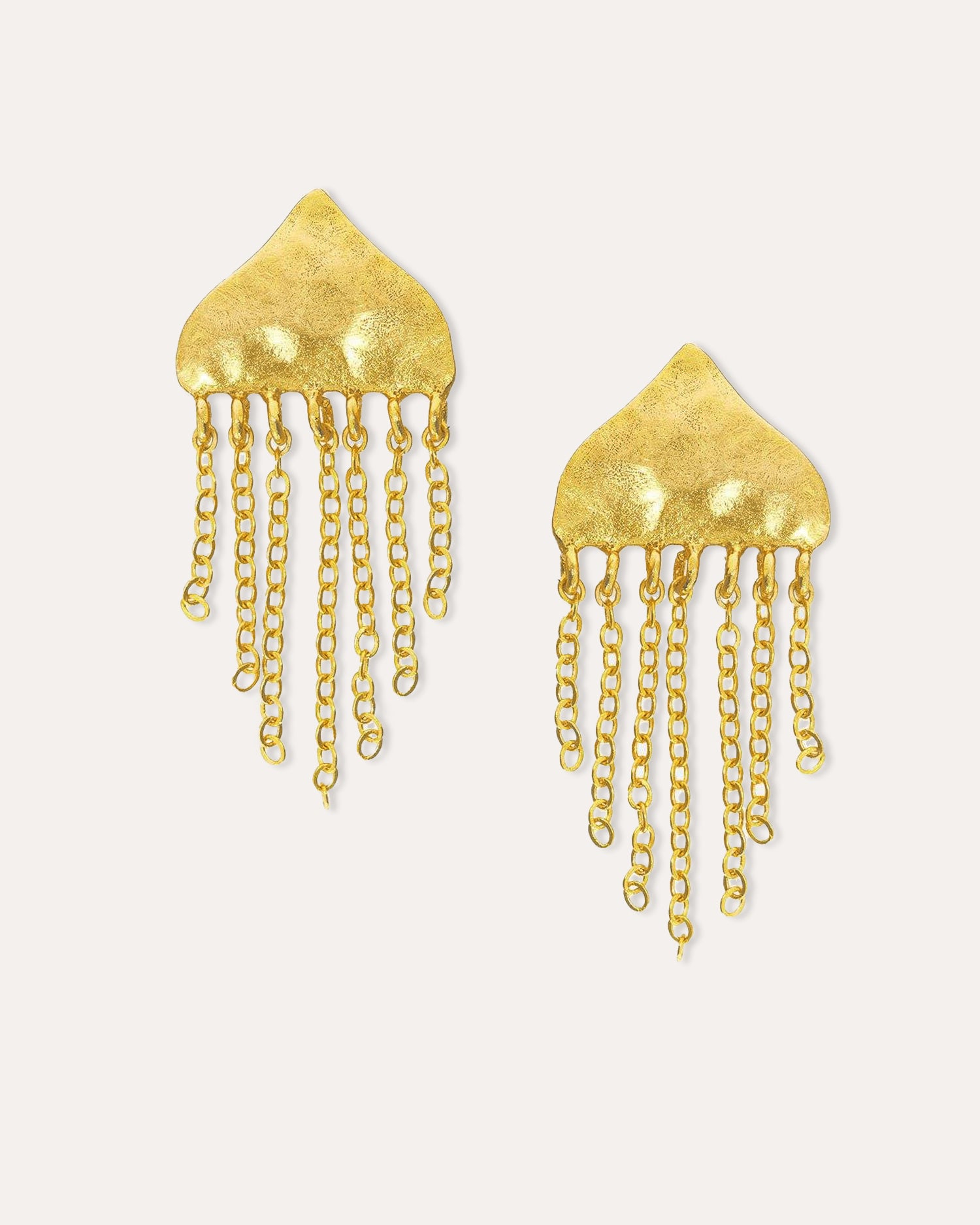 Melia Chain Stud Earrings | Sustainable Jewellery by Ottoman Hands