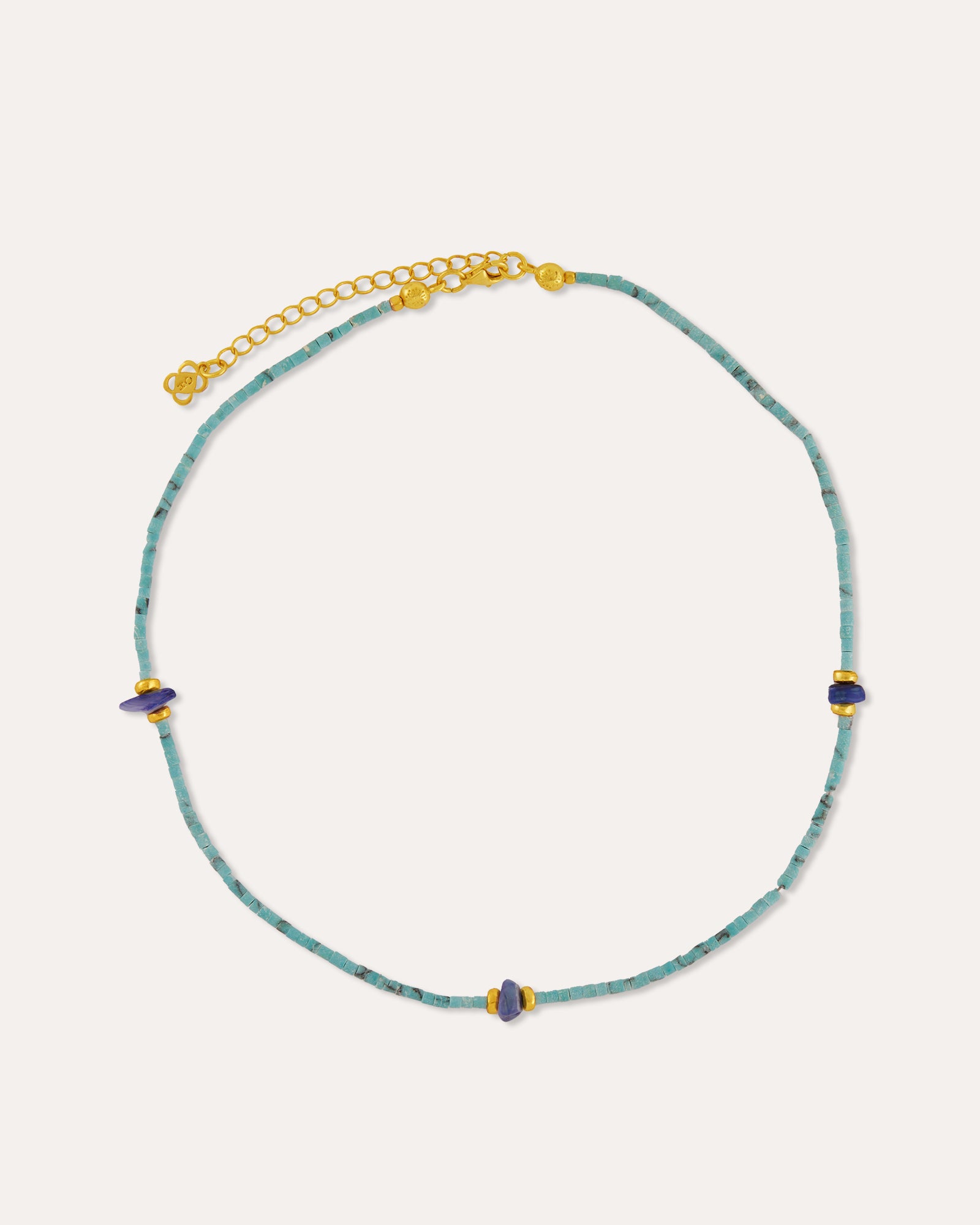Pia Turquoise Beaded Necklace | Sustainable Jewellery by Ottoman Hands