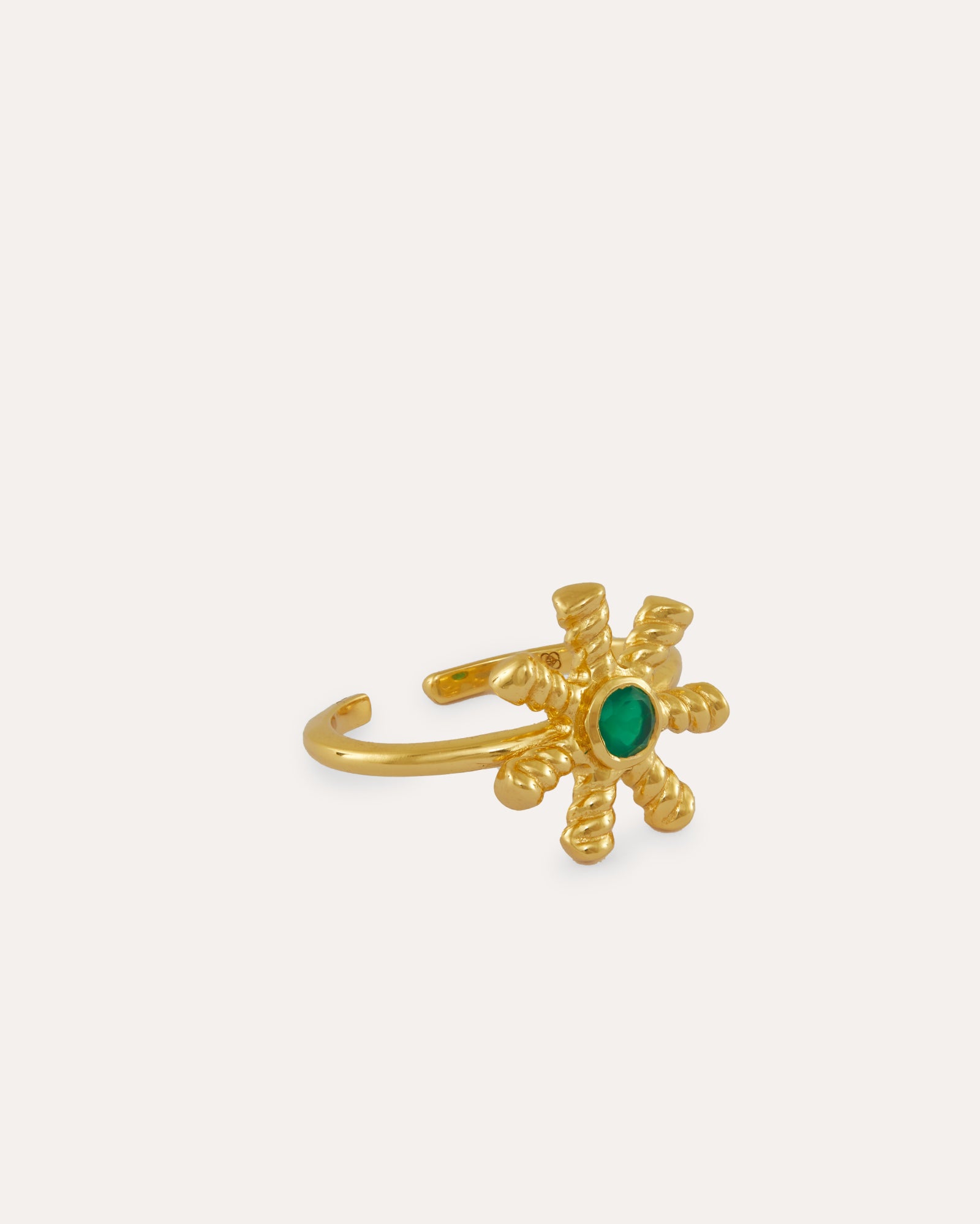 Stephanie Yeboah Anansi Green Onyx Ring | Sustainable Jewellery by Ottoman Hands