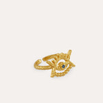 Stephanie Yeboah Abode Santann Eye Ring - Blue | Sustainable Jewellery by Ottoman Hands