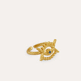 Stephanie Yeboah Abode Santann Eye Ring - Blue | Sustainable Jewellery by Ottoman Hands