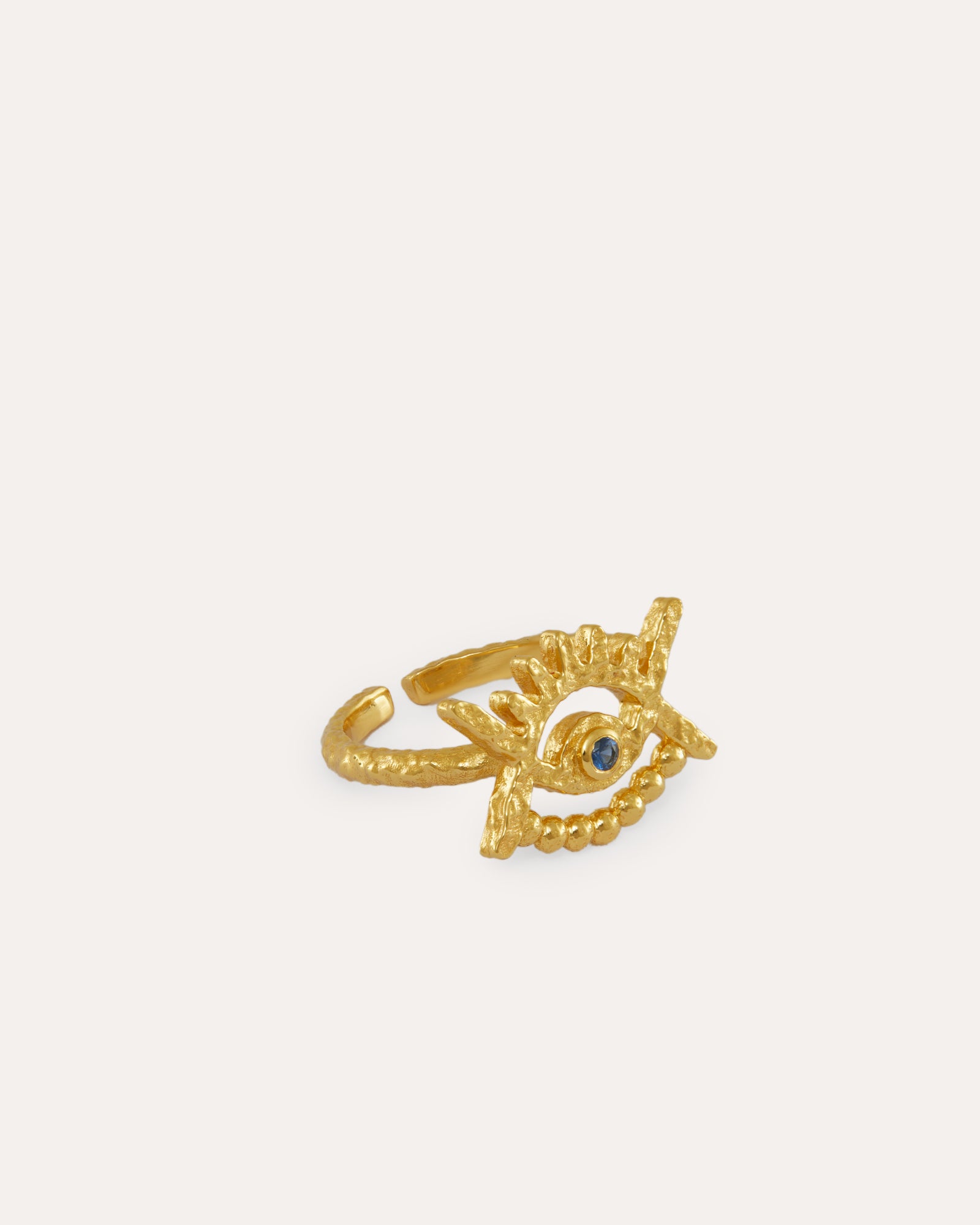 Stephanie Yeboah Abode Santann Eye Ring - Blue | Sustainable Jewellery by Ottoman Hands