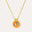 Azra Evil Eye Orange Pendant Necklace | Sustainable Jewellery by Ottoman Hands
