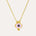 Alara Pink Evil Eye Pendant Necklace | Sustainable Jewellery by Ottoman Hands