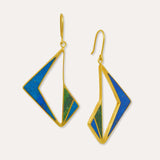 Tolo Lapis Drop Earrings | Sustainable Jewellery by Ottoman Hands