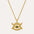 Stephanie Yeboah Abode Santann Eye Pendant Necklace - Blue | Sustainable Jewellery by Ottoman Hands