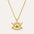 Stephanie Yeboah Abode Santann Eye Pendant Necklace - Green | Sustainable Jewellery by Ottoman Hands