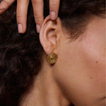 Stephanie Yeboah Adinkrahene Green Onyx Stud Earrings | Sustainable Jewellery by Ottoman Hands