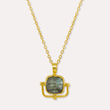 Dilara Labradorite Pendant Necklace | Sustainable Jewellery by Ottoman Hands