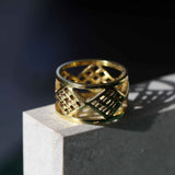 Zahak Castle Handcarved Ring | Sustainable Jewellery by Ottoman Hands