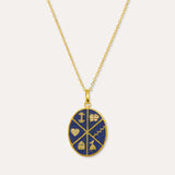 Alive Life Lapis Pendant Necklace | Sustainable Jewellery by Ottoman Hands