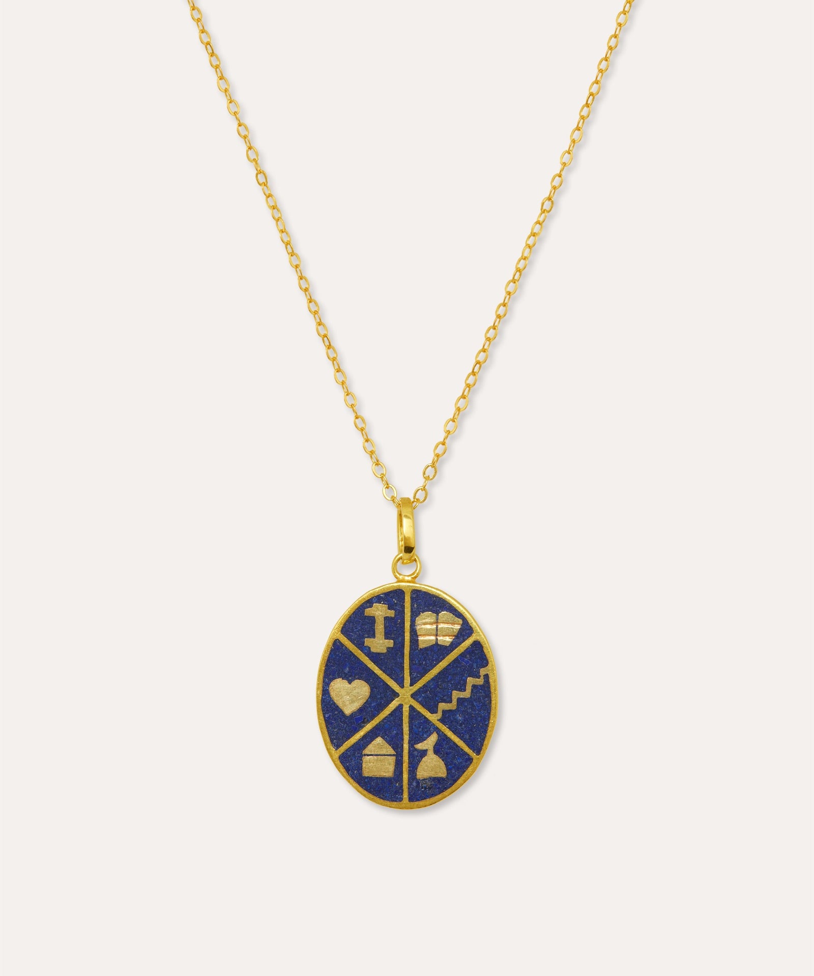 Alive Life Lapis Pendant Necklace | Sustainable Jewellery by Ottoman Hands