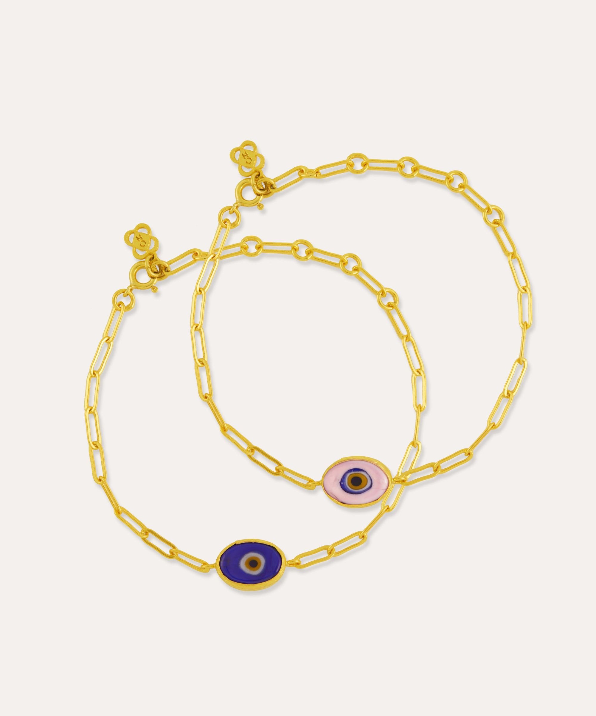 Alara Evil Eye Bracelet Set | Sustainable Jewellery by Ottoman Hands