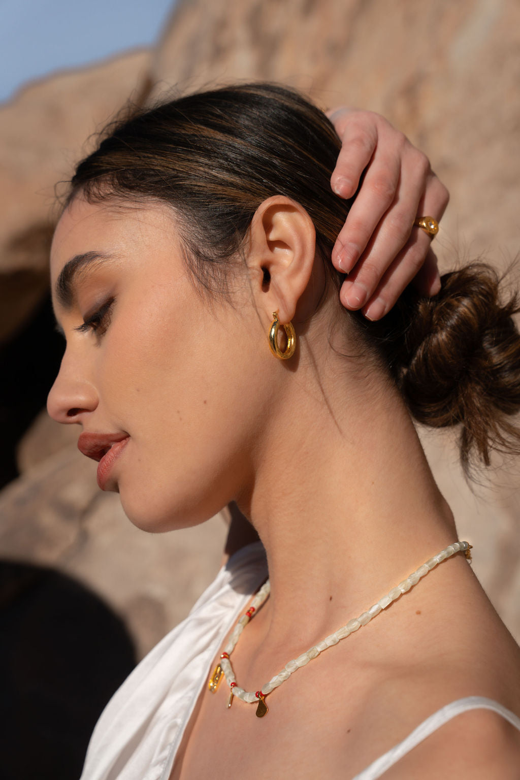 Caprice Hoop Earrings | Sustainable Jewellery by Ottoman Hands