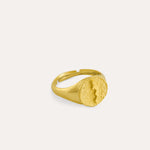 Angitia Snake Signet Ring | Sustainable Jewellery by Ottoman Hands