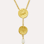 Odella Gold and Pearl Pendant Necklace | Sustainable Jewellery by Ottoman Hands