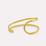 Nefeli Gold Cuff Bracelet | Sustainable Jewellery by Ottoman Hands