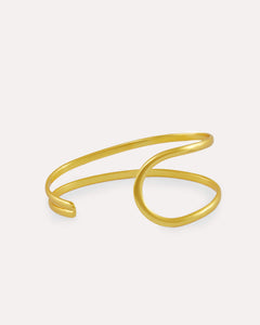 Nefeli Gold Cuff Bracelet | Sustainable Jewellery by Ottoman Hands