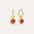 Esther Ruby and Pearl Drop Earrings | Sustainable Jewellery by Ottoman Hands