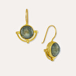 Domna Labradorite Drop Earrings | Sustainable Jewellery by Ottoman Hands