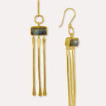 Yasmin Labradorite Drop Earrings | Sustainable Jewellery by Ottoman Hands