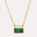 Alessa Emerald Pendant Necklace | Sustainable Jewellery by Ottoman Hands