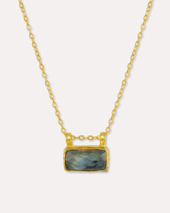 Alessa Labradorite Pendant Necklace | Sustainable Jewellery by Ottoman Hands