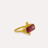 Alessa Ruby Cocktail Ring | Sustainable Jewellery by Ottoman Hands