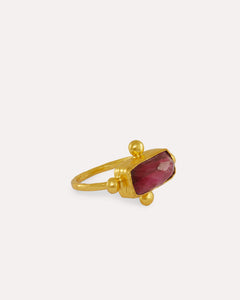 Alessa Ruby Cocktail Ring | Sustainable Jewellery by Ottoman Hands