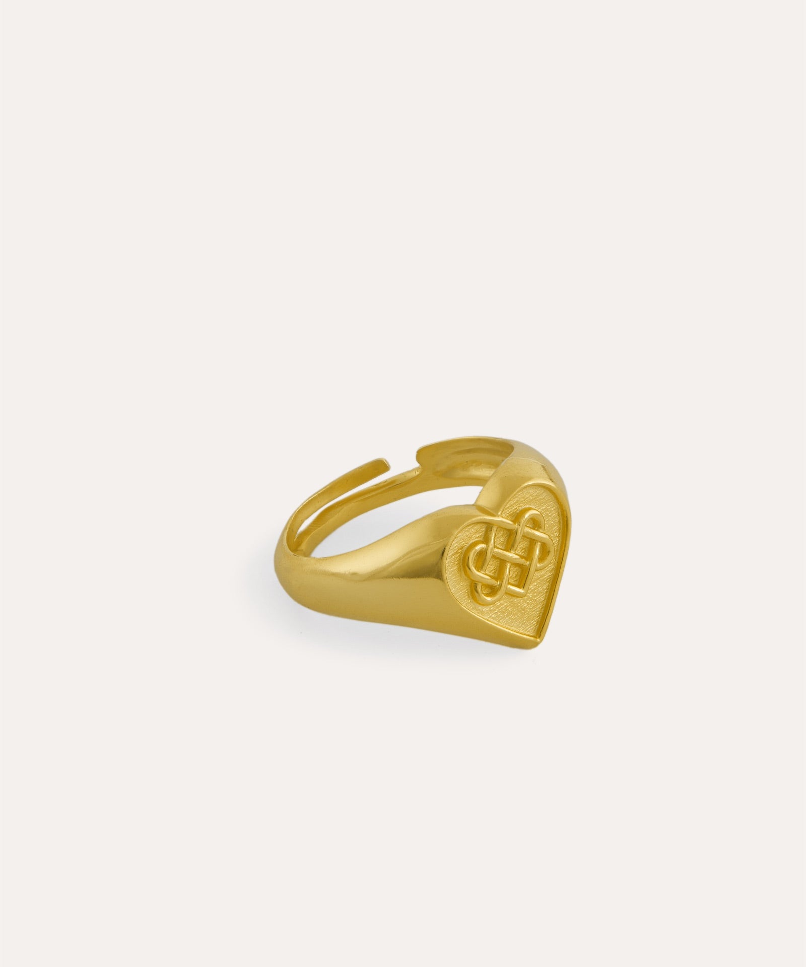 Infinity Love Knot Gold Ring | Sustainable Jewellery by Ottoman Hands