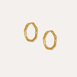 Essential Hammered Small Hoop Earrings