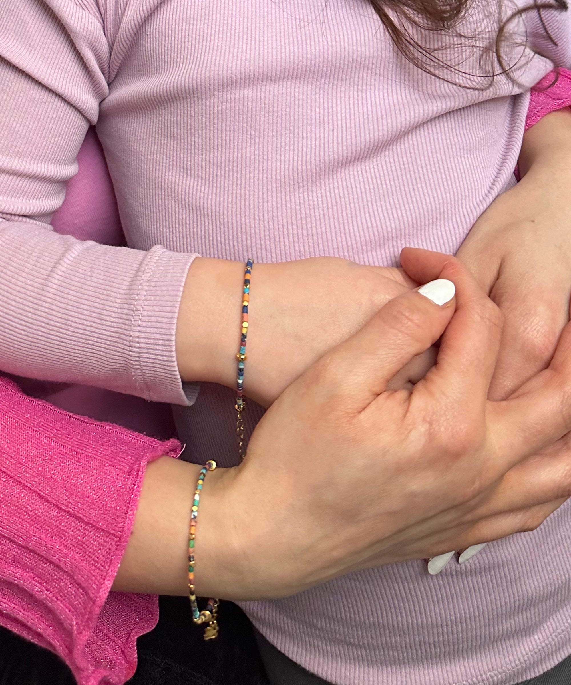 Children's Meghan Multi Colour Beaded Bracelet | Sustainable Jewellery by Ottoman Hands