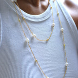 Lyra Pearl Beaded Necklace | Sustainable Jewellery by Ottoman Hands