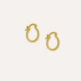 Essential Twist Small Hoop Earrings