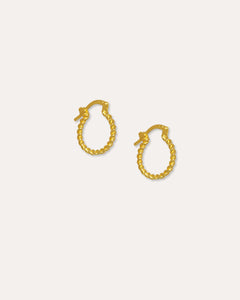 Essential Twist Small Hoop Earrings | Sustainable Jewellery by Ottoman Hands