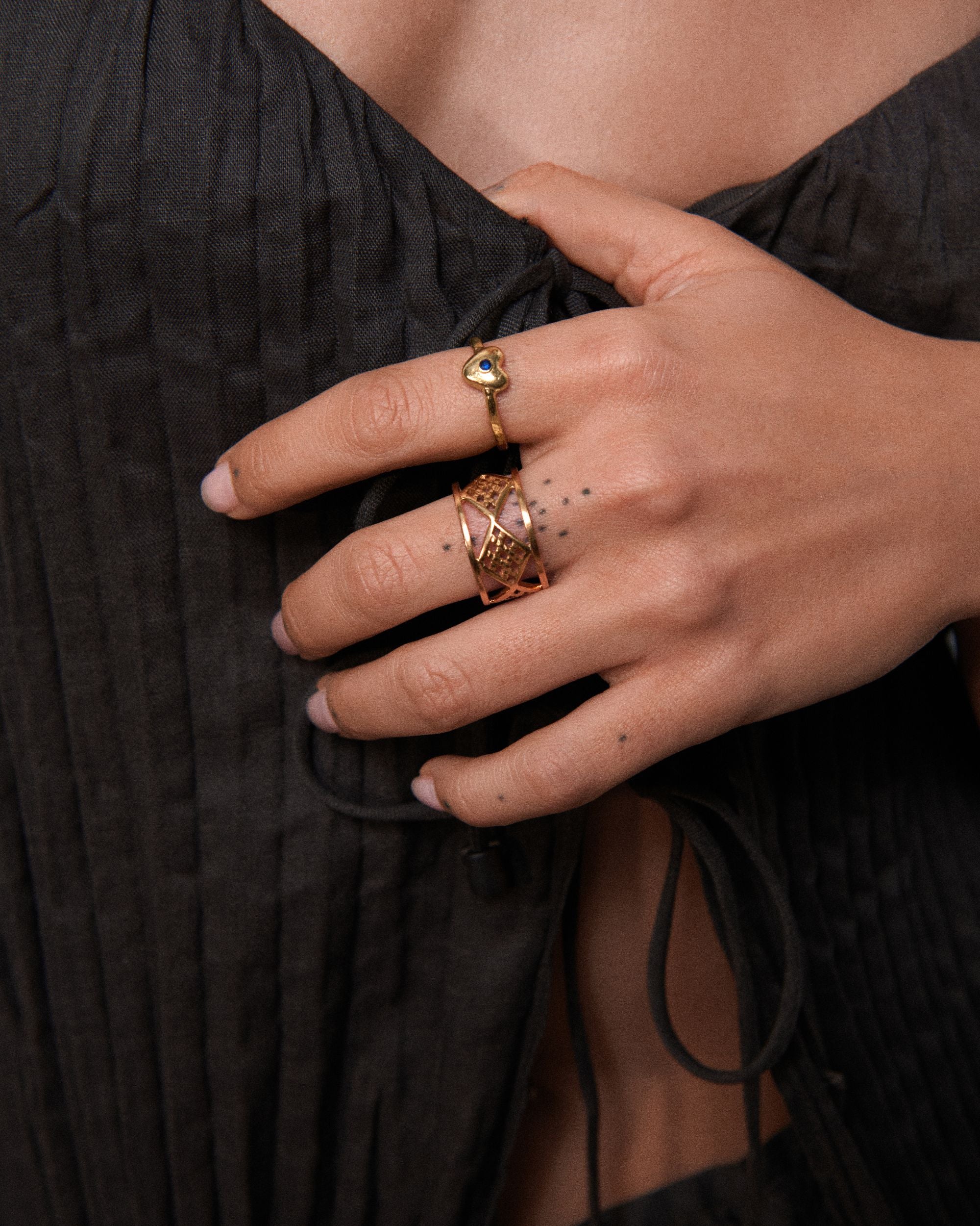 Zahak Castle Handcarved Ring | Sustainable Jewellery by Ottoman Hands