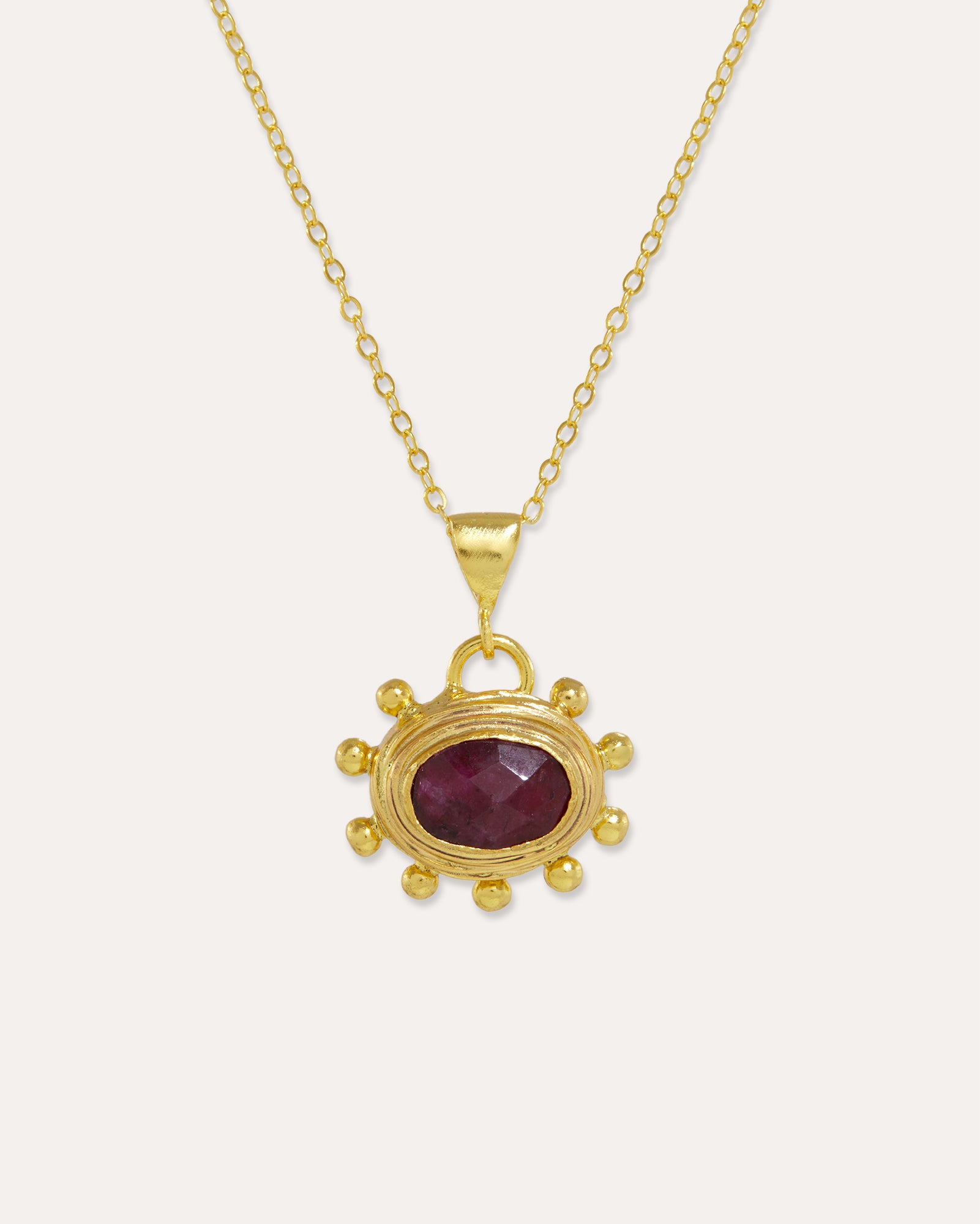 Zand Ruby Pendant Necklace | Sustainable Jewellery by Ottoman Hands