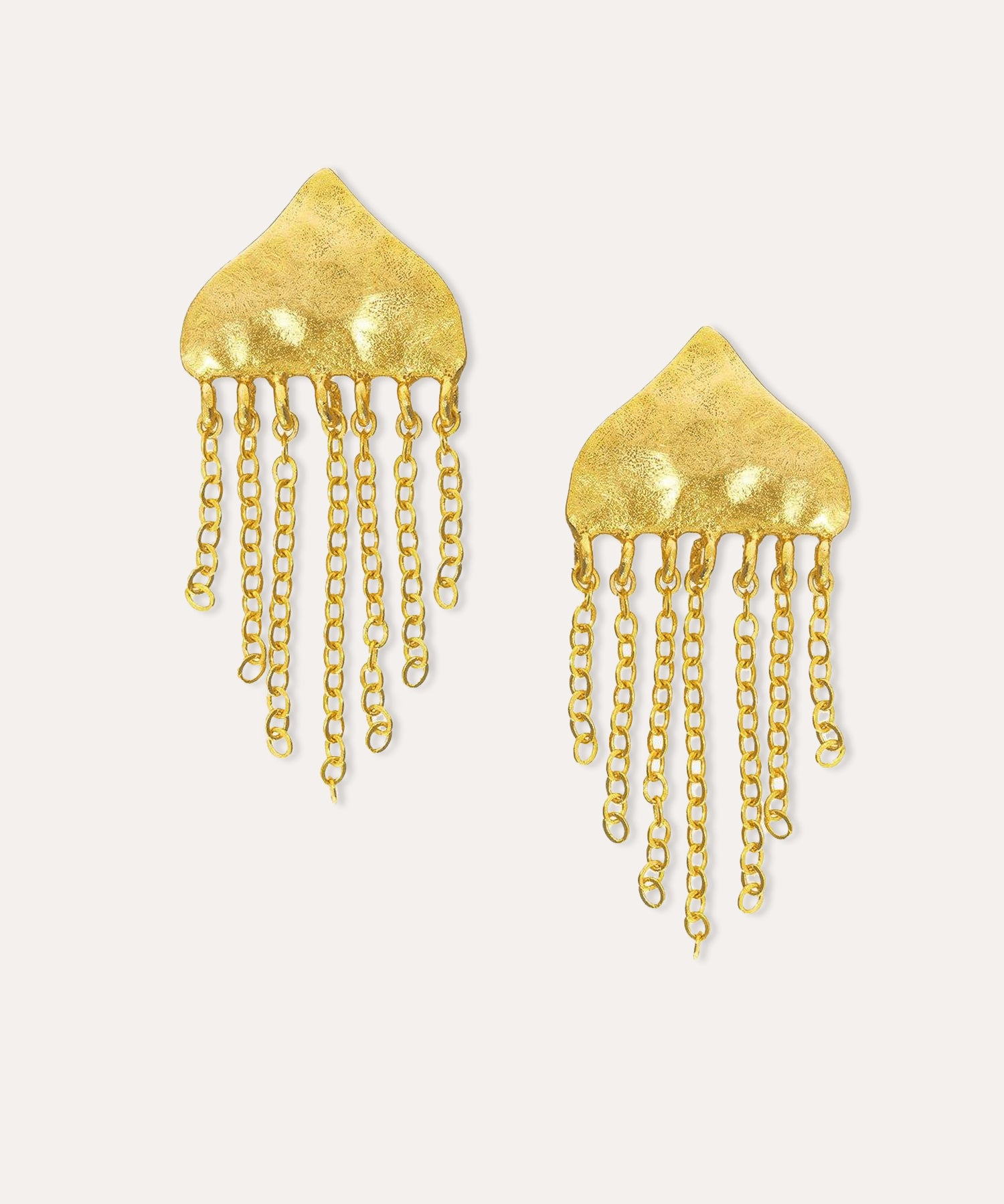 Melia Chain Stud Earrings | Sustainable Jewellery by Ottoman Hands