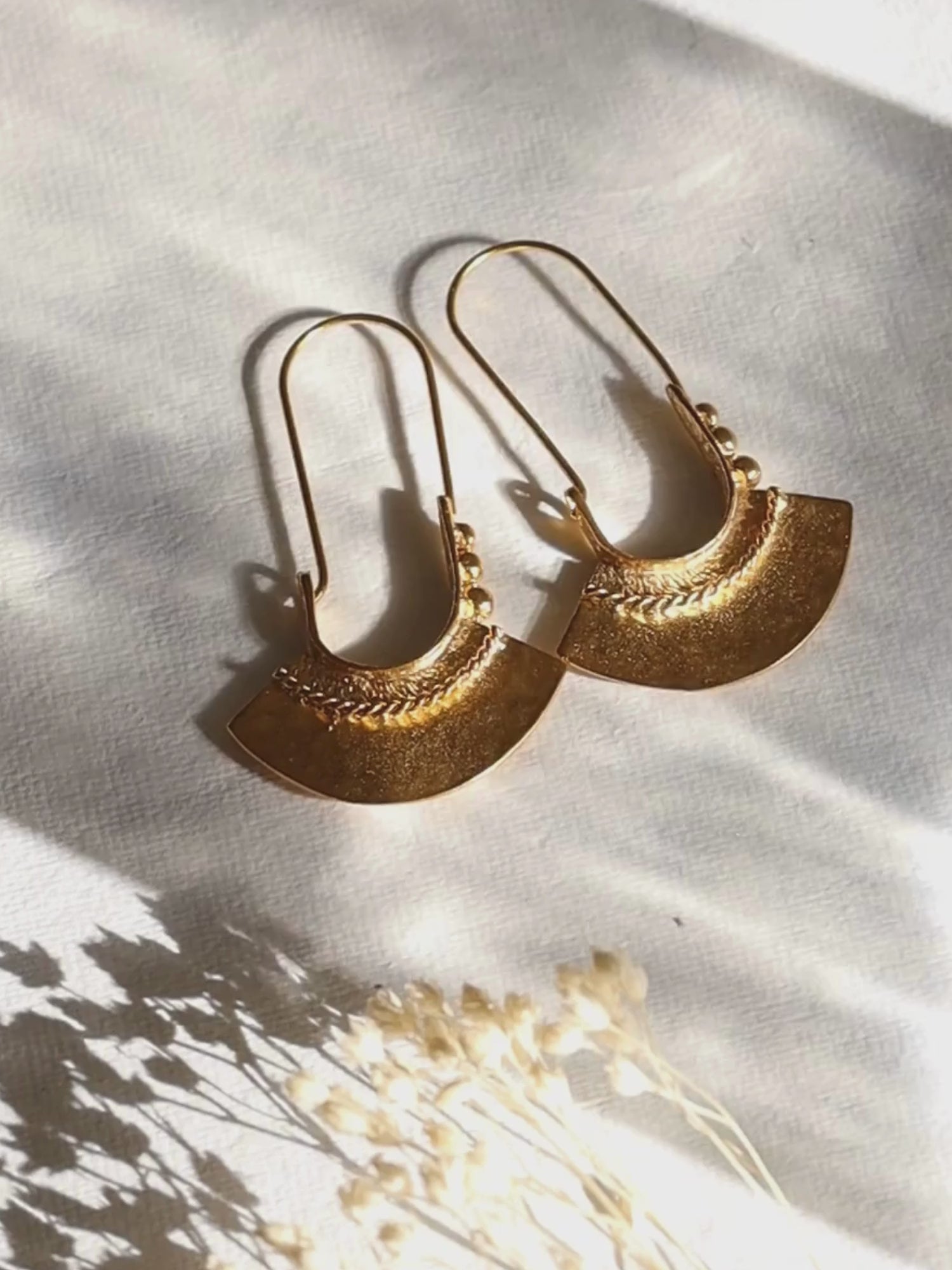 Selma Gold Drop Earrings | Ottoman Hands