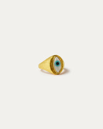 Amara Eye Signet Ring | Sustainable Jewellery by Ottoman Hands