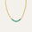 Margot Green Jade Beaded Chain Necklace | Sustainable Jewellery by Ottoman Hands
