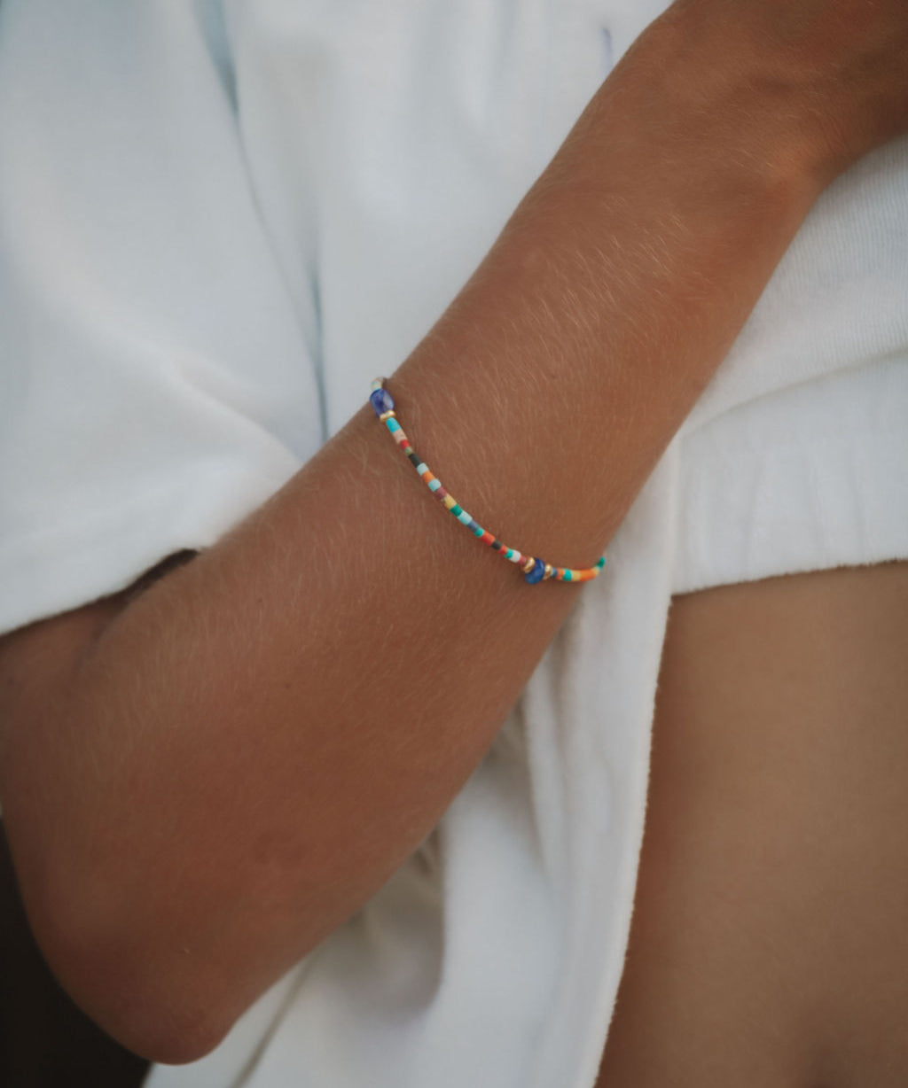 Meghan Multi Colour Beaded Bracelet | Sustainable Jewellery by Ottoman Hands