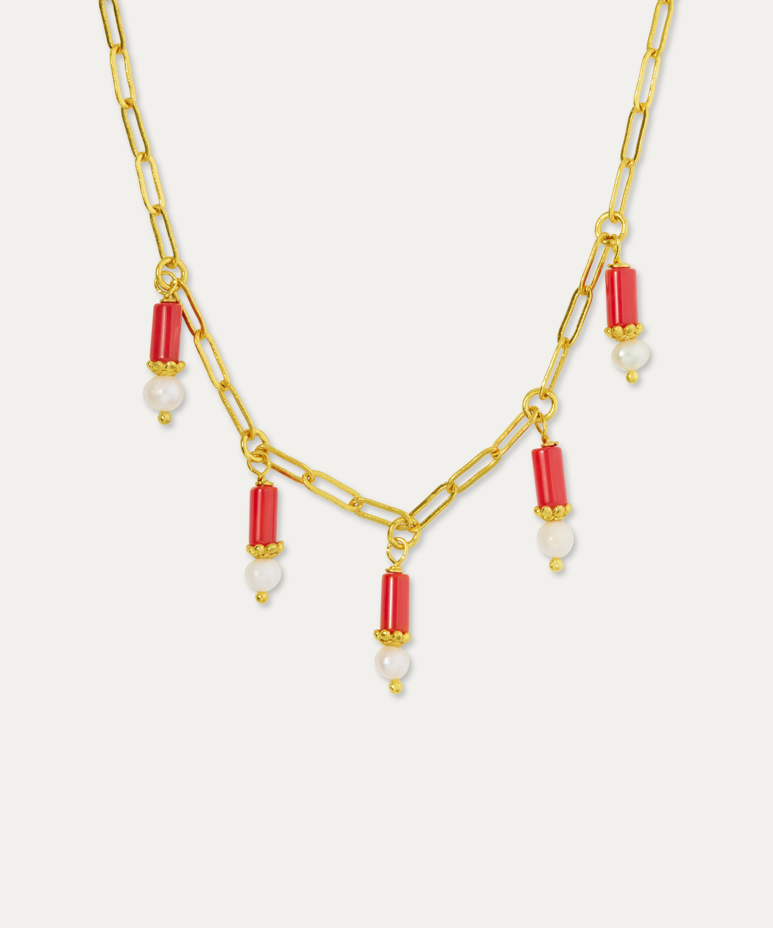 Scarlett Pearl Chain Necklace | Sustainable Jewellery by Ottoman Hands