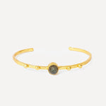 Filiz Labradorite Stone Bangle | Sustainable Jewellery by Ottoman Hands